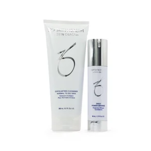 ZO Essentials Combo Pack: Exfoliating Face Cleanser & Daily Power Defense Face Moisturizer