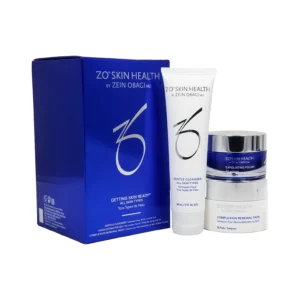 ZO Getting Skin Ready Kit Gentle Cleanser 60 ml, Exfoliating Polish 16.2 g & Complexion Renewal Pads 30