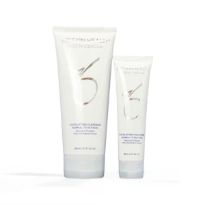 ZO Exfoliating Cleanser Duo: Full Size & Travel Size Purifying Gel for Oily Skin