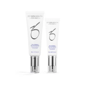 ZO 10% Vitamin C Self-Activating Serum Duo: Deep Cleanse Hydrator Full & Travel Size