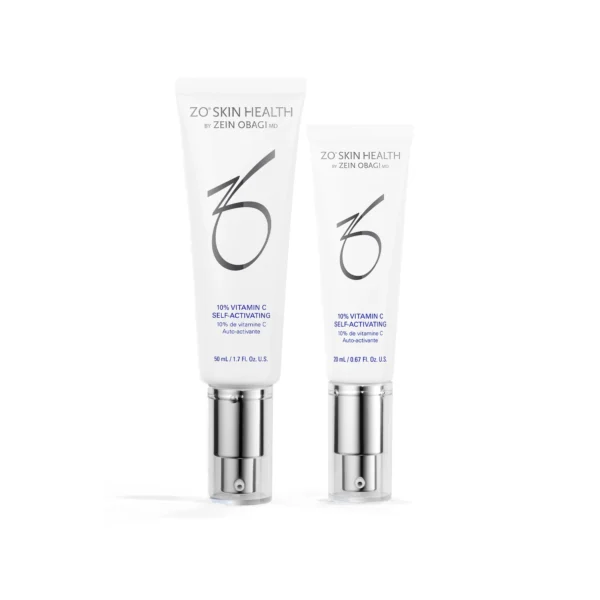 ZO 10% Vitamin C Self-Activating Serum Duo: Deep Cleanse Hydrator Full & Travel Size