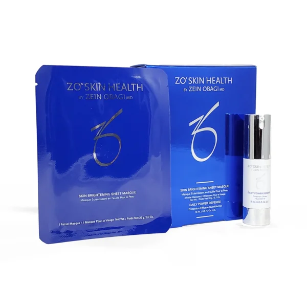 ZO Skin Brightening Masque plus Daily Power Defense 15 ml | 0.5 Fl Oz - 3 Masques